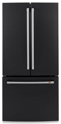 Réfrigérateur Café de 18,6 pi³ et de 33 po à portes françaises - noir mat - CWE19SP3ND1