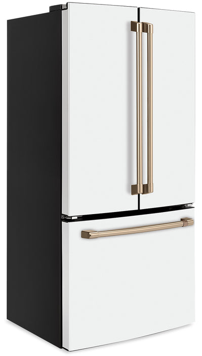 Réfrigérateur Café de 18,6 pi³ et de 33 po à portes françaises - blanc mat - CWE19SP4NW2