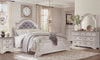 Grace 5-Piece King Bedroom Package – Antique White - {Country} style Bedroom Package in Antique White {Poplar}
