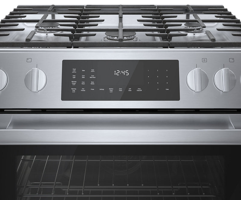 Cuisinière à gaz encastrée Bosch de série 800 à capacité de 4,8 pi3 - HGI8056UC