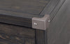 Hilla Coffee Table - Dark Brown - Traditional, Rustic style Coffee Table Solid Hardwoods, Acacia