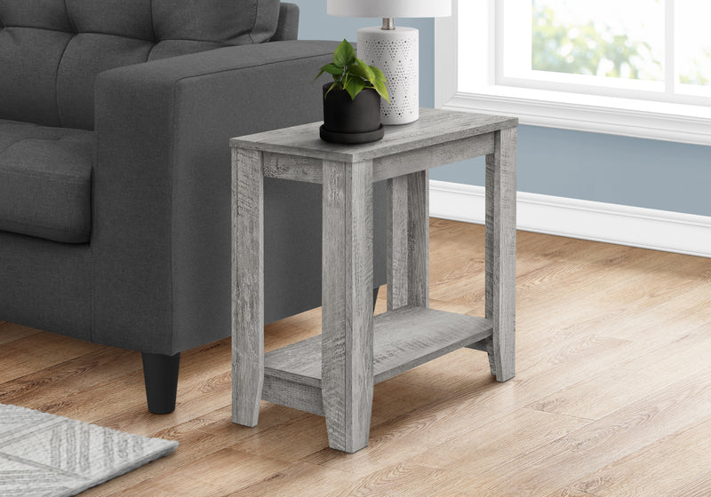 Table d'appoint gris industriel