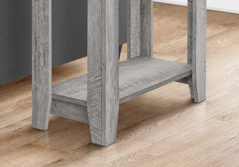 Table d'appoint gris industriel
