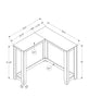 Espresso Corner Console Accent Table
