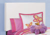 Twin Size White Leather-look Bed