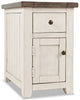 Madison Chairside Table – White - {Rustic}, {Modern}, {Contemporary} style End Table in White {Reclaimed Wood}