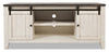 Madison 60" Barn Door TV Stand – White - Rustic, Modern, Contemporary style TV Stand in White Reclaimed Wood