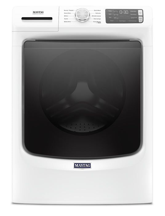 Laveuse frontale 5,2 pi3 avec Extra Power et sécheuse électrique 7,3 pi³ Maytag - blanches