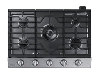 Surface de cuisson à gaz intelligente Samsung de 30 po à 5 brûleurs - acier inoxydable - NA30N6555TS…