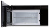 Panasonic 1.9 Cu. Ft. 400 CFM Over-the-Range Genius® Microwave - NN-SG158S - Over-the-Range Microwave in Frameless Smoked Glass and Stainless Steel
