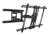 Support mural Kanto PDX650 entièrement articulé pour téléviseurs de 40 po à 90 po - noir