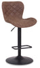Seth Bar Stool - Brown - {Modern} style Bar Stool in Brown {Metal}