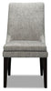Shilo Dining Chair - Grey - {Modern} style Dining Chair in Dark Grey {Solid Woods}