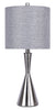 Brushed Nickel 23" Table Lamp