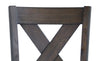 Tribeca 5-Piece Counter-Height Dining Package - {Rustic} style Dining Room Set in Dark Grey-Brown {Acacia}