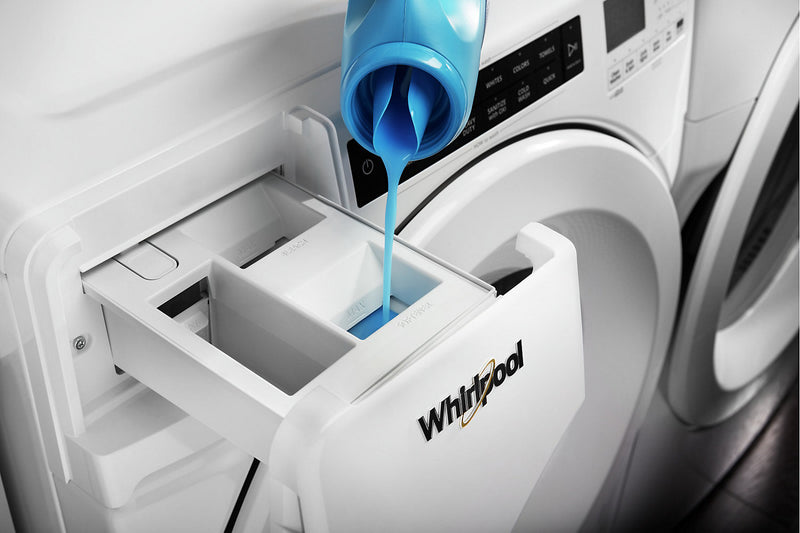 Laveuse haute efficacité Whirlpool à chargement frontal de 5 pi³ - blanche - superposable - WFW560CHW
