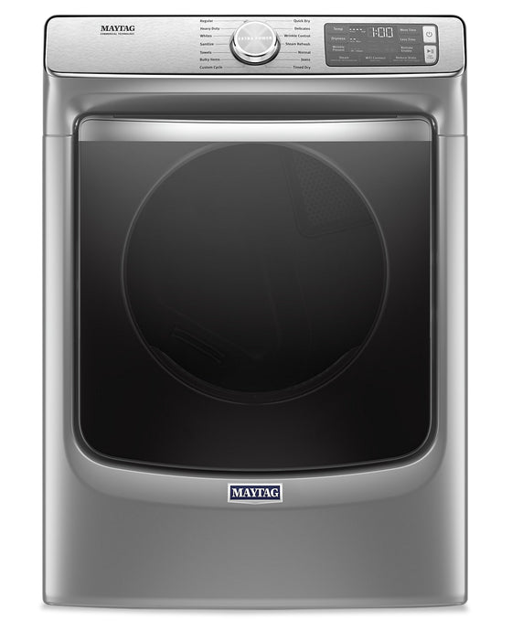 Laveuse frontale 5,8 pi3 Extra Power et sécheuse gaz intelligente 7,3 pi³ Maytag - ardoise