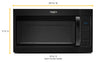 Whirlpool 1.7 Cu. Ft. Over-the-Range Microwave - YWMH31017HB