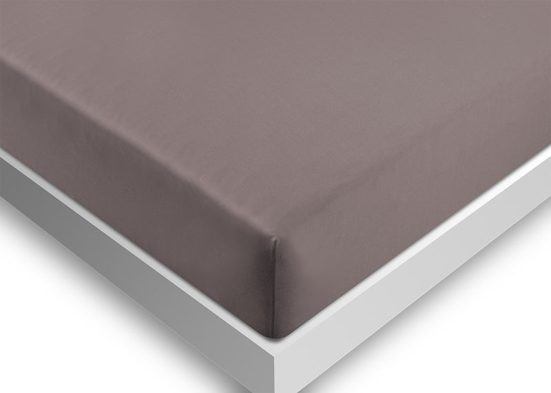 Ensemble de draps Hyper-Cotton BEDGEARMD 4 pièces pour grand lit - gris