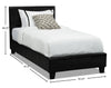 Chase Twin Bed – Brown