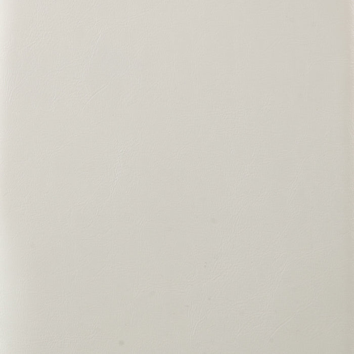Lit rembourré Chase en tissu de cuir végétalien blanc - format lit simple