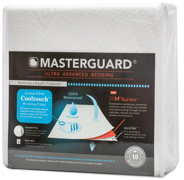 Protège-matelas MasterguardMD CooltouchMC pour lit double
