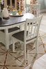 Dena Dining Table - White and Grey 