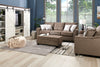 Febe Chenille Sofa - Brown 