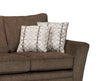 Febe Chenille Condo Sofa - Brown 
