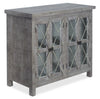 Makati Accent Cabinet – Cream - Rustic style Accent Cabinet in Cream Hardwood Solids and Medium Density Fiberboard