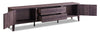 Gabe 72” TV Stand  - Contemporary style TV Stand in Walnut brown Medium Density Fibreboard (MDF)