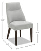 Gabi Accent Dining Chair - Grey 