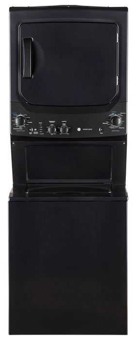 Tour de lavage SpaceMakerMC électrique GE avec laveuse de 4,4 pi³ et sécheuse de 5,9 pi³ - GUD37ESMMDG