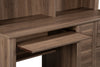 Harbor View Desk with Hutch – Salt Oak - Country style Desk in Salt Oak Engineered Wood and Paper Laminate