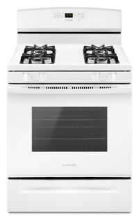 Cuisinière à gaz Amana de 5 pi³ avec autonettoyage - blanche - AGR6603SFW