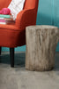 Jordy Ottoman Accent Table – Silver  