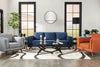 Kassia Linen-Look Chair - Grey 