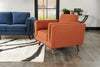 Kassia Linen-Look Chair - Orange 