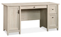 Bureau d’ordinateur Edge Water de 59,06 po - marron blanchi