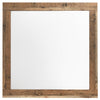 Mojave Mirror - Rustic style Mirror in Natural Brown Particleboard