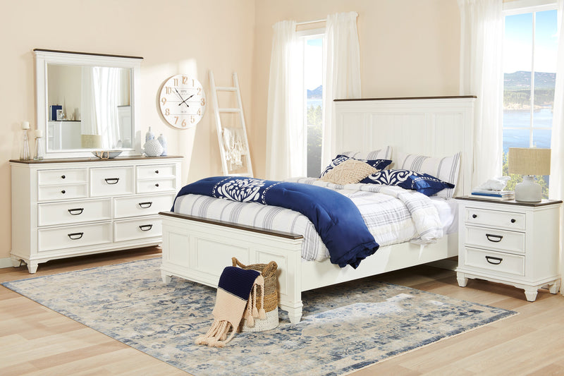 Ensemble d'édredon Navy Damask 3 pièces pour très grand lit