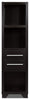 Glendale Bookcase – Espresso - Modern style Storage Pier in Espresso