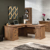 Vinecrest Corner Desk - Contemporary style Desk in Light Brown Wood