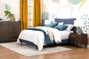 Paseo Full Platform Bed - Navy 