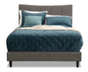 Paseo Platform Full Bed - Grey - Contemporary style Bed in Grey Plywood