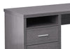Pollie Reversible L-Shaped Desk - Grey  