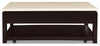 Sicily Coffee Table with Lift-Top and Casters – Beige - Contemporary style Coffee Table in Black Wood