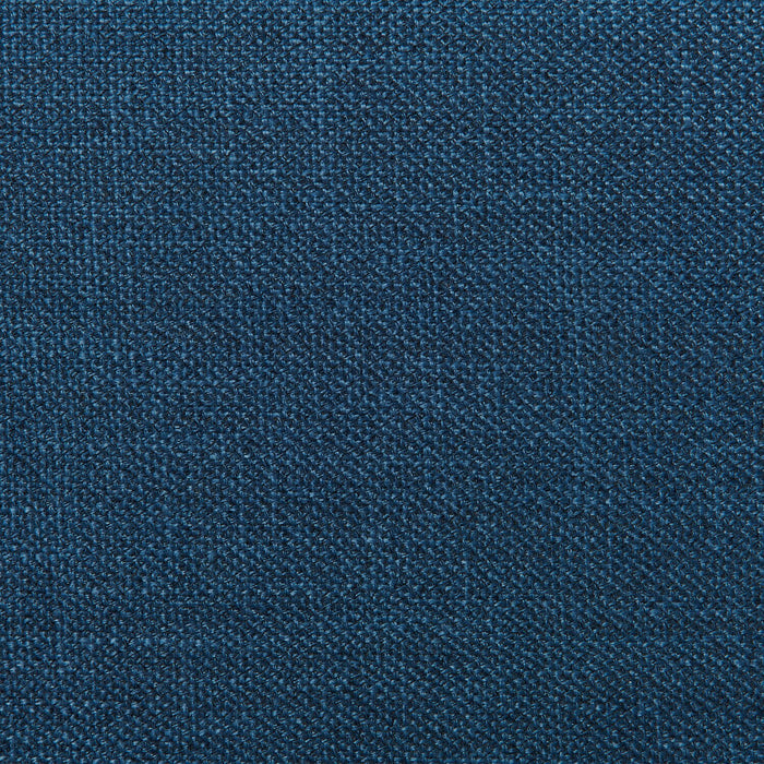 Lit plateforme rembourré Rain de Kort & Co. en tissu bleu capitonné - format très grand lit