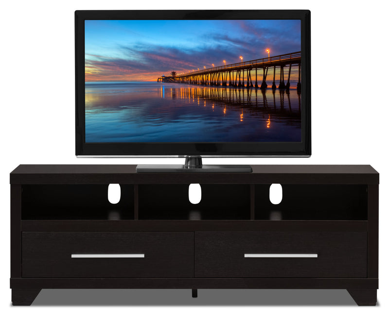 Meuble pour téléviseur Glendale de 60 po avec rangement et système de gestion des câbles pour téléviseurs jusqu’à 65 po - espresso
