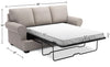 Sofa Lab Roll Sofa Bed - Pax Slate 